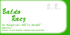 baldo racz business card
